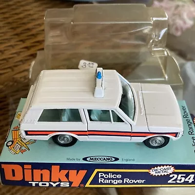 Vintage 1975 Dinky Die Cast Toys Police Range Rover 254 • $19.99