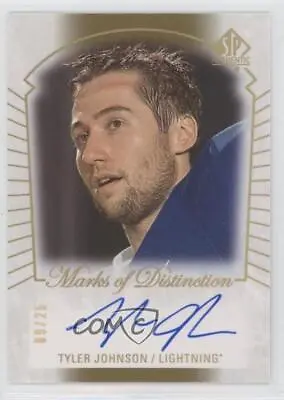 2015-16 SP Authentic Marks Of Distinction /25 Tyler Johnson #MD-TJ Auto • $37.97