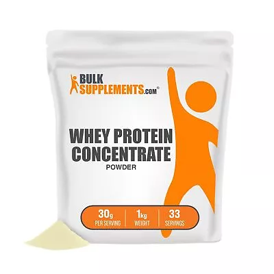 BULKSUPPLEMENTS.COM Whey Protein Concentrate Powder (Whey Protein) - Unflavor... • $57.40