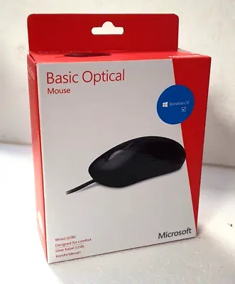 Microsoft Basic Optical Mouse P58-00057 SALEd LD • £12