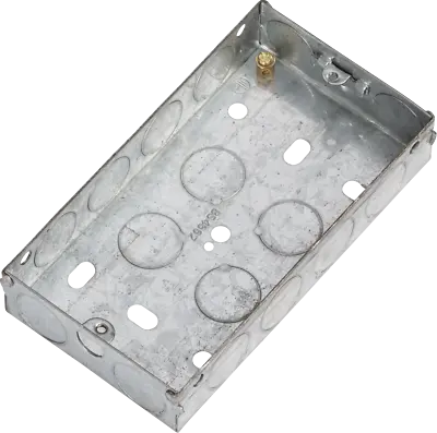 £5.49 • Buy Knightsbridge Screwless Metal Grid Front Plate Switch Components Matt Black