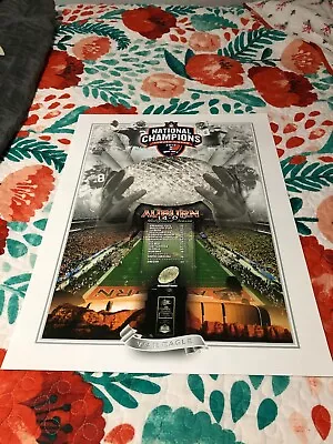 2010 Auburn Tigers National Championship Poster (new) • $17.95