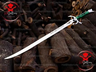 Hand Forged Long Battle Ready Sword Wheel Of Time Master Viking Sword Medieval • $299