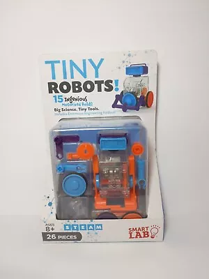 Smart Lab Toys Tiny Robots With 15 Ingenious Motorized Builds Steam Kit 26 Pcs. • $22