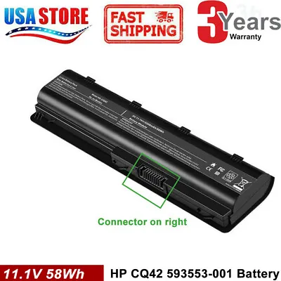 Notebook Spare Battery For HP/Compaq MU06 MU09 593553-001 593554-001 G62 CQ42 • $14.95