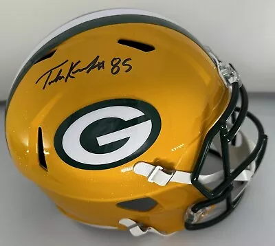 Packers Tight End TUCKER KRAFT Signed Full Size Replica Speed Helmet AUTO - JSA • $219.99