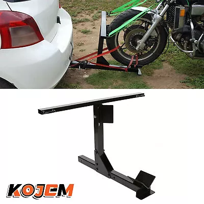 Motorcycle Trailer Carrier Tow Hitch Rack W/ Free Tie-down Bar • $75