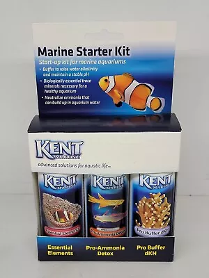 KENT MARINE STARTER KIT - Essential Elements Pro Ammonia Detox & Pro Buffer • £18