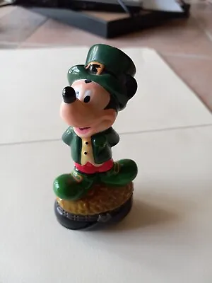 $14.95 • Buy Trinket Box-Disney IRISH  Mickey Mouse Happy Days