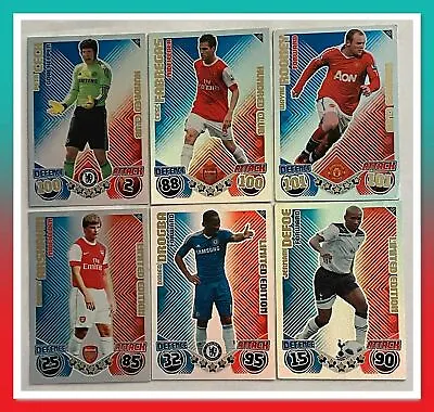 10/11 Topps Match Attax Premier League Trading Cards -100 Club & Limited Edition • £2