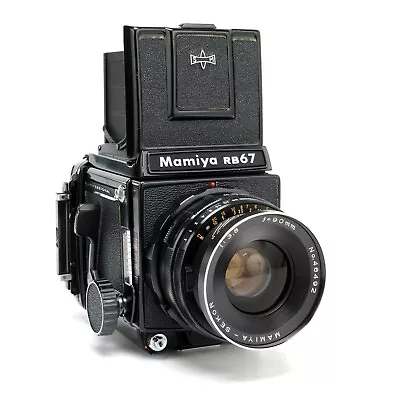 Mamiya RB67 Medium Format Camera Kit W/90mm F/3.8 Lens 120 Back & WL Finder • $375