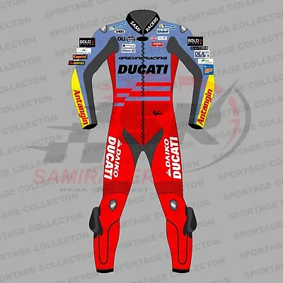 Marc Marquez New Ducati Motorcycle Motorbike Leather Race Racing Suit 2024 • $332.49