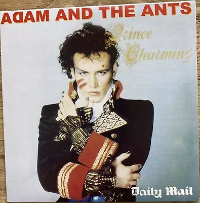 Adam And The Ants Prince Charming Cd Daily Mail Card Sleeve • £2.50