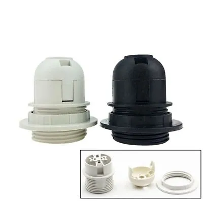 E27 Pendant Fitting In Bulb Holder Socket Lampshade Edison Screw For Lamp Retro • £3.13