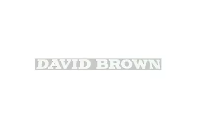 David Brown Decal White 2” High Letters 25” Long (764961) • £14.17