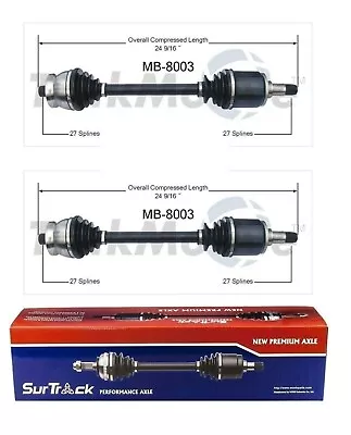 For Mercedes 220 230 240D 280 280E Pair Of Rear CV Axle Shafts SurTrack Set • $127.98