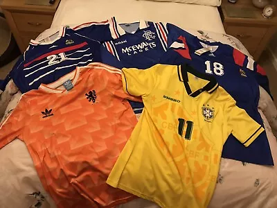 Vintage Retro International Football Shirt Collection Size Large • £75