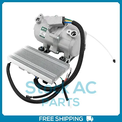 $335.99 • Buy Electric Ac Air Conditioning Compressor Universal App - Cars, Truck&vans - 12v