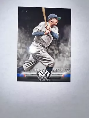 2018 Topps Update Series - Salute Legendary All-Stars Black #S-1 Babe Ruth /299 • $3