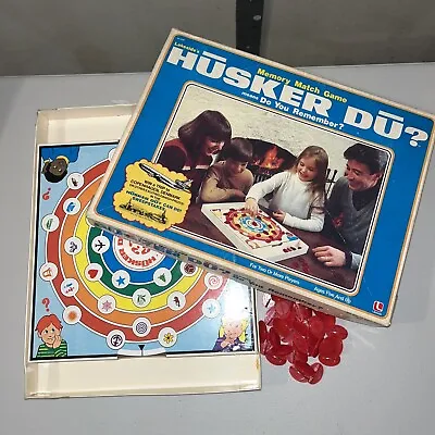 Rare Vintage Hūsker Dū? Memory Match Family Board Game Husker Du? 1981 Lakeside • $52.50