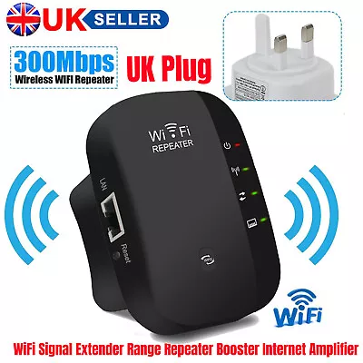 WiFi Range Extender Signal Booster Network NETGEAR Internet Wireless Repeater • £7.99