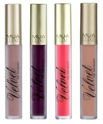 MUA Luxe Velvet Lip Lacquer Long Wear Matte Liquid Lipstick Sealed • £4.99