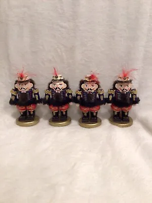 Christmas Nutcracker Soldiers Set Of 4 Bombay Co. Excellent Preowned Condition  • $15.99