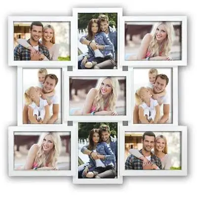 Santander White Multi Aperture Photo Frame For 9 7x5 Photos • £21.95