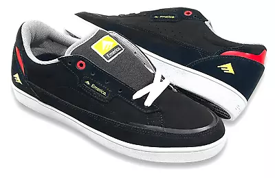 Emerica Gamma Skate Shoes - NEW Mens Size 10 Black / White / Red - #42966-WL • $39.95