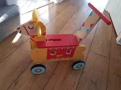 £50 • Buy Janod Llama Ride-On Wooden Toy For Pre-walking Babies. Virtually Unused