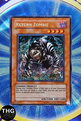 £1.79 • Buy Return Zombie PP01-EN006 Secret Rare Yugioh Card