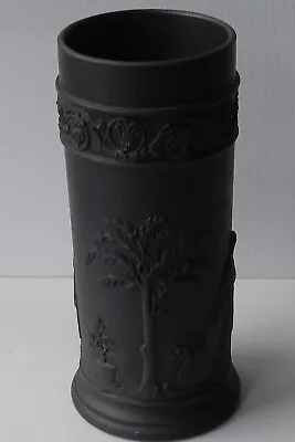 Wedgwood Black Basalt Spill With Classical Scenes 14cm Tall • £24