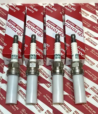 4pcs Toyota Oem Factory Iridium Spark Plug Set 2009-2016 Corolla 90919-01275 • $28.99