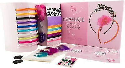 Child Girl Activity Craft Kit Headband  Make Your Own 10 Fashion Headbands  • $12.99