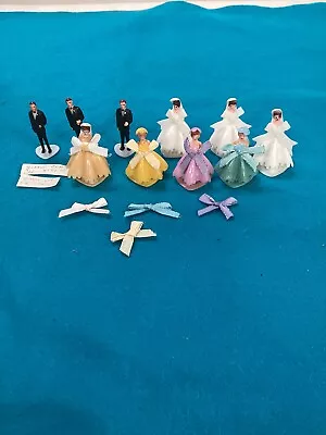 Vintage 1970s Wedding Cake Decorations • $18