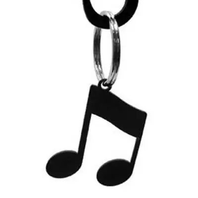 Wrought Iron Music Note - Key Chain 3.25  (Made In USA) • $18.99