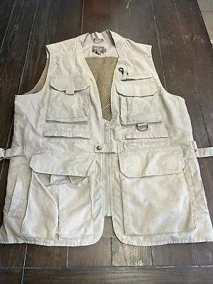 Cabelas Safari Series Men’s Hunting Fishing Vest Size Med • $34.99