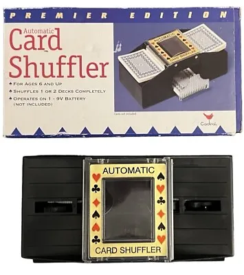 Vintage Cardinal Automatic Card Shuffler NOS In Original Box 1997 Model No. 375 • $18.95