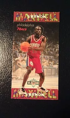 Vernon Maxwell Philadelphia 76ers NBA Jam Session 1996 Fleer French Kellogg's • $6.99