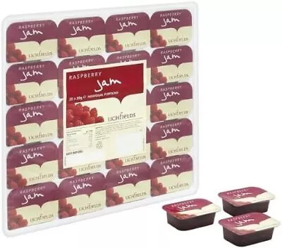 Lichfields Raspberry Jam Individual Portions 20 X 20G • £10.72