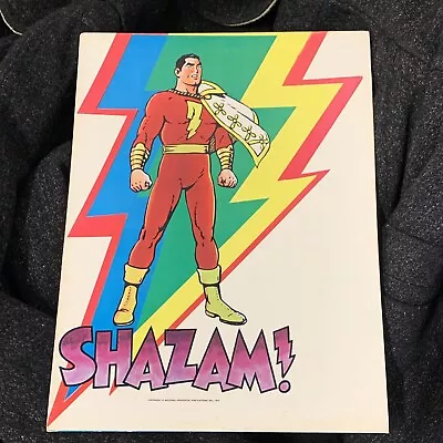 DC Super Friends 1975 Portfolio Folder Shazam Captain Marvel Mego Era • $17