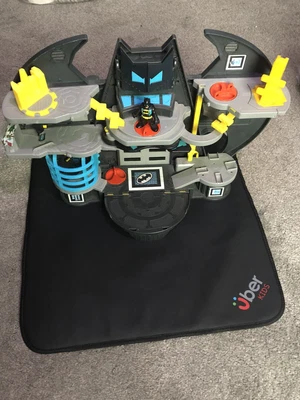 £16 • Buy Batman Bat Cave Play Set Mattel DC Comics + Uber Kids Mat Imaginext