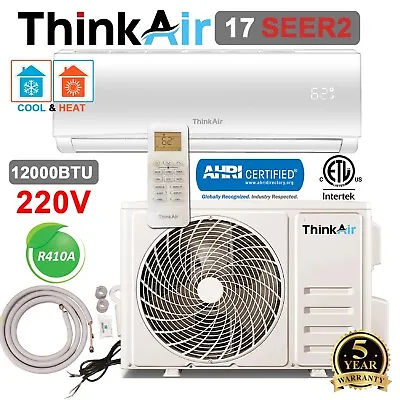 12000 BTU Mini Split Ductless AC Air Conditioner Inverter Heat Pump 1 Ton 220V • $498