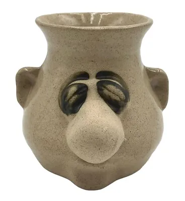 Vintage Peter Petrie Designs  It Snot A Mug  Big Nosed Pottery Egg Separator • $14.99