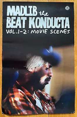 Madlib The Beat Konducta Vol 1-2 Movie Scenes PROMO 11x17 Poster Stones Throw • $14.99