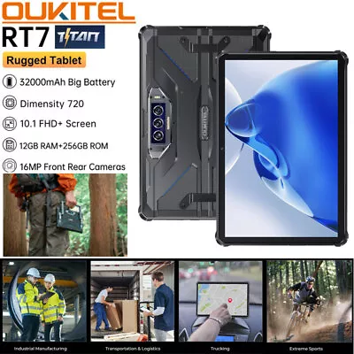 32000mAh 5G Oukitel RT7 Rugged Tablet Mobile Android 13.0 Phone Waterproof WIFI • $429.26