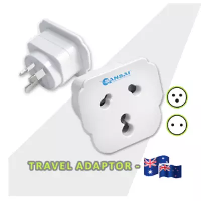 $14.95 • Buy NEW Travel Adapter Power Adaptor India South Africa Socket To Plug Australia NZ