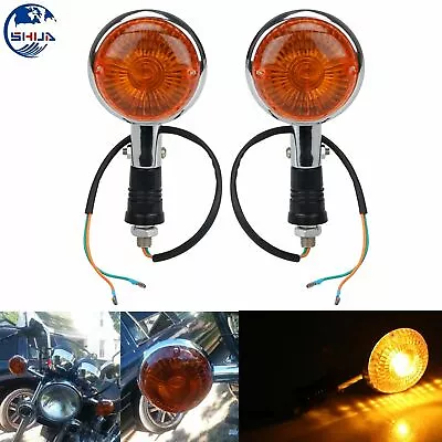 $16.98 • Buy Turn Signal Blinker Amber Light Fit For Yamaha XVS650 V-Star XVS400 Xvs1100 USA