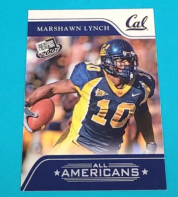 2007 Press Pass #76 Marshawn Lynch California Golden Bears Football Card K2 • $3.49