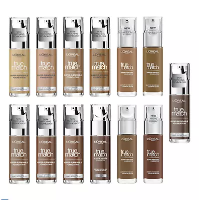 L'Oreal True Match Liquid Foundation With Hyaluronic AcidAvailable In 40 Shades • £6.20